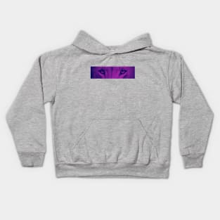 Lion Eyes (Plum) Kids Hoodie